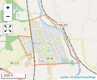 Area schools map